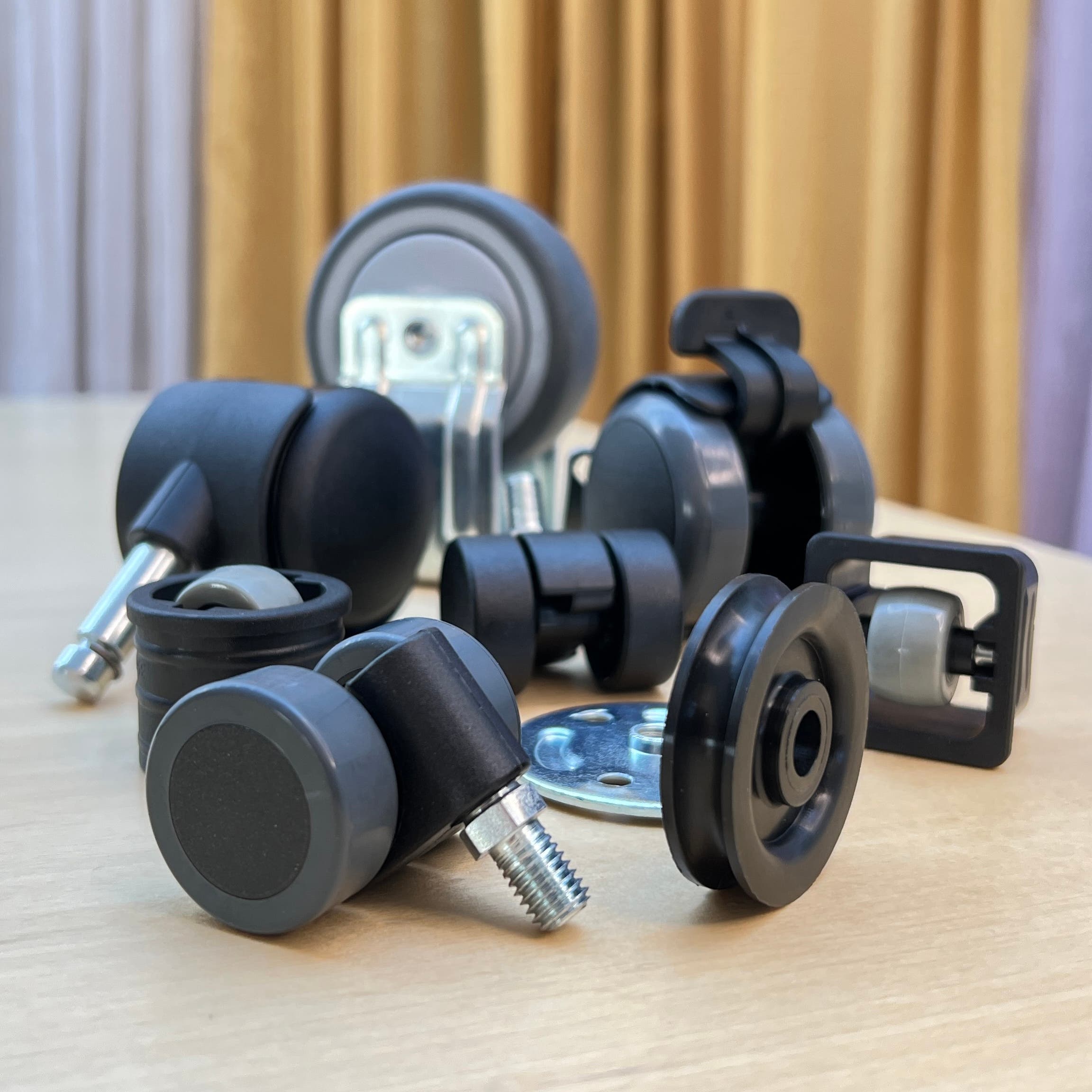 Wheels and rollers